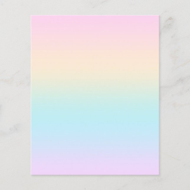Pastel färg övertoning (Framsida)