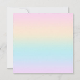 Pastel färg övertoning julkort