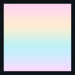 Pastel färg övertoning poster<br><div class="desc">Blek färglös färg.</div>