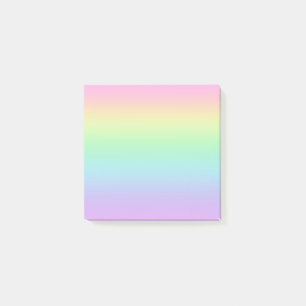 Pastel Färg Rainbow Gradient Postit Notes Post-it Block