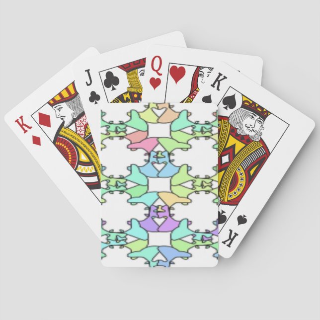 PASTEL FÄRG SPEL KORT (Baksidan)
