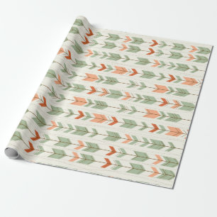 Pastel Färg stampilar Mönster Presentpapper