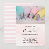 Pastel Färgad Cake Decortor Verktyg Birthday
