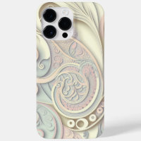 PASTEL-FÄRGAD MED EMBOSSED LOOK ORNAMENTATION