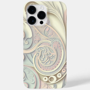 PASTEL-FÄRGAD MED EMBOSSED LOOK ORNAMENTATION