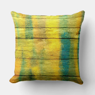 Pastel Färgad på Wood #7 Kudde