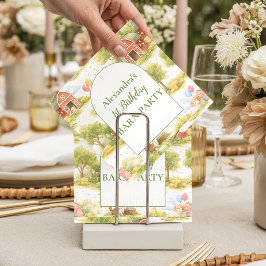 Pastel Farm Animals Barnyard 1st Birthday Pappersservett