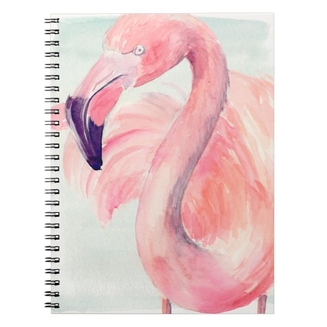 Pastel Flamingo Anteckningsbok (Framsidan)