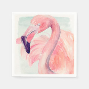 Pastel Flamingo Pappersservett