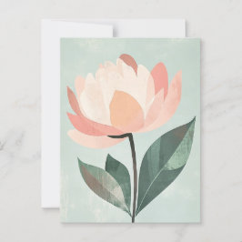 Pastel Flora i Stillness #088 Vykort