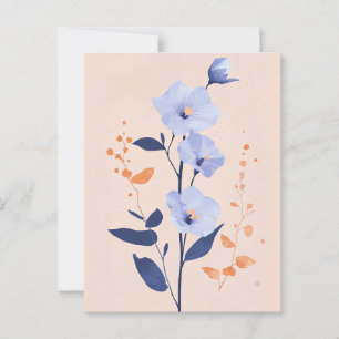 Pastel Flora i Stillness #091 Vykort