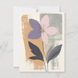 Pastel Flora i Stillness #092 Vykort