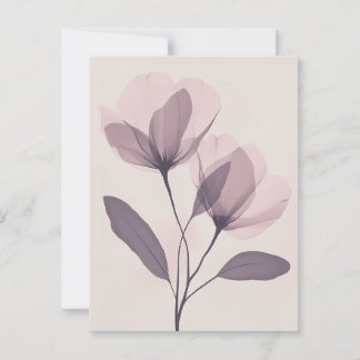 Pastel Flora i Stillness #100 Vykort