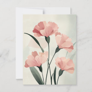 Pastel Flora i Stillness #103 Vykort