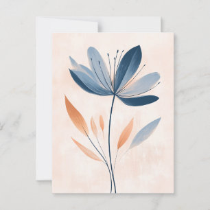 Pastel Flora i Stillness #104 Vykort