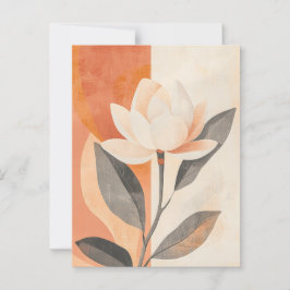Pastel Flora i Stillness #106 Vykort