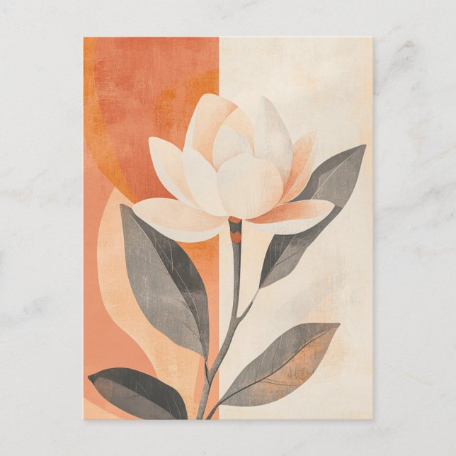Pastel Flora i Stillness #106 Vykort (Framsida)