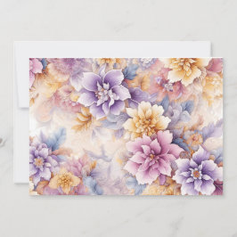 Pastel Floral Card Pack x 10 Julkort