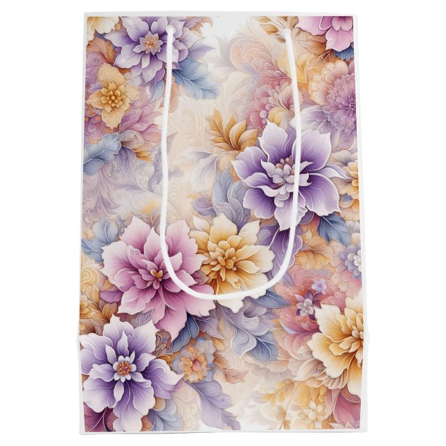 Pastel Floral Gift Bag For Her (Baksidan)
