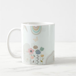Pastel Floral Growth Mug Kaffemugg