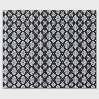 Pastel floral shapes on a black background presentpapper