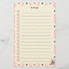 Pastel Floral To Do List Planner Design Brevpapper