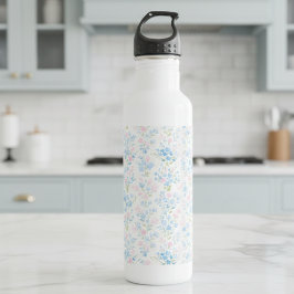 Pastel Floral Water Bottle