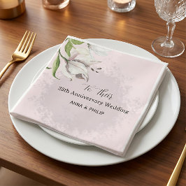  Pastel floral watercolor succulent boho Pappersservett