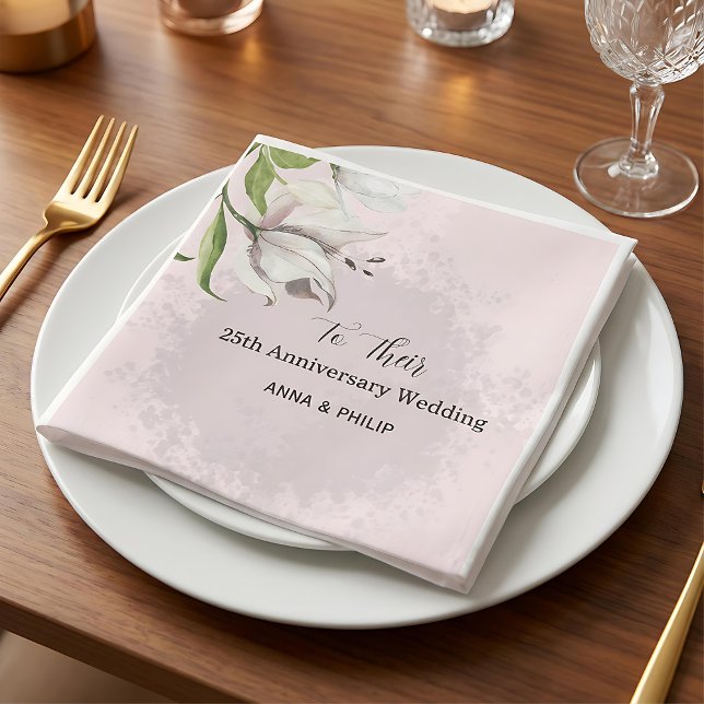  Pastel floral watercolor succulent boho Pappersservett (Skapare uppladdad)