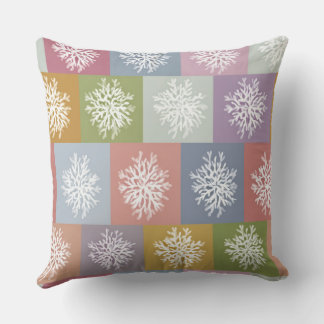 Pastel Floral Watercolor Throw Pillow – 2 Elegant  Kudde