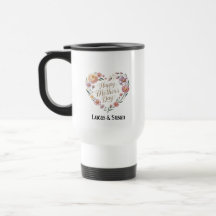 Pastel Flower Blommigt Lycklig Mor Day Gift Coffee