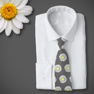 Pastel Flower Grått, botanisk Daisy Slips