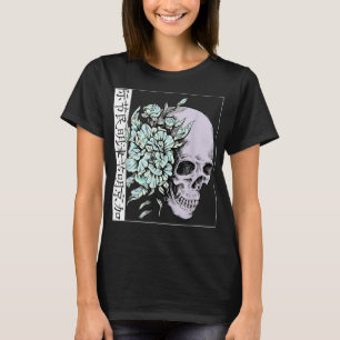 Pastel Flower I Skull I Aesthetic Art I Japanska A T Shirt