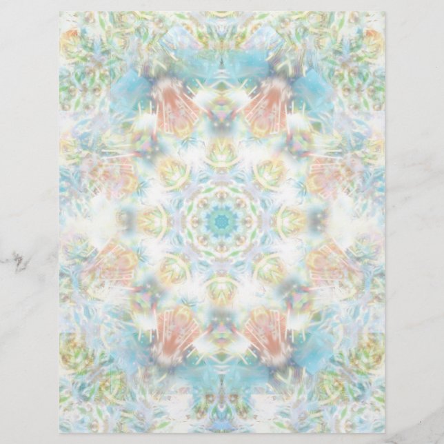 Pastel Flower Mandala Reklamblad (Framsidan)
