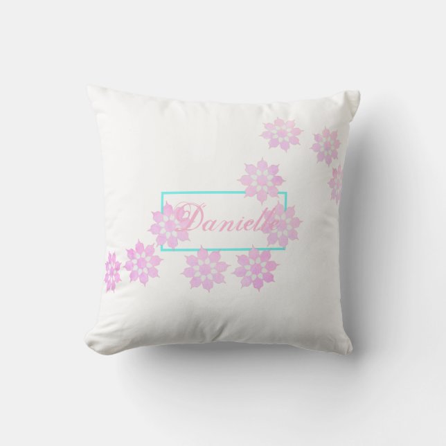 Pastel Flower Petals Danielle Cushion Dekorativ ku Kudde (Framsida)