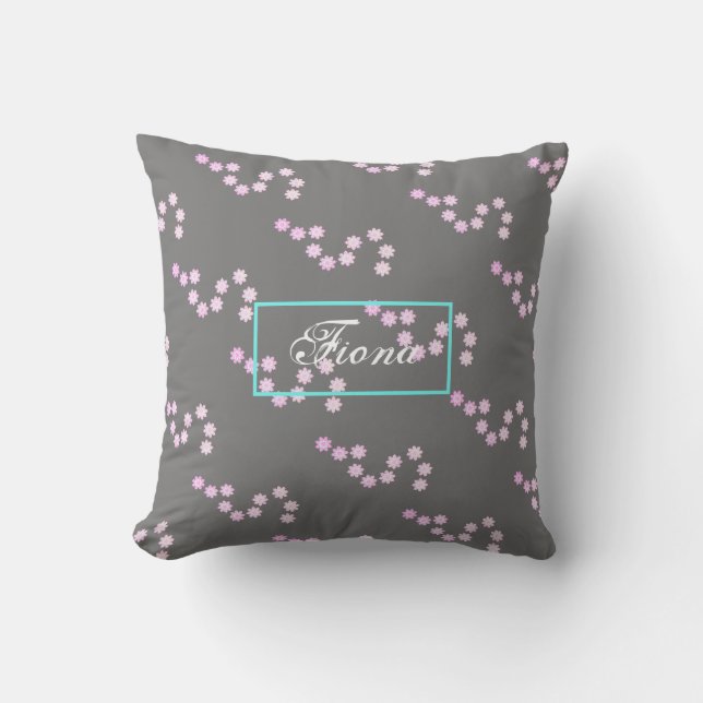 Pastel Flower Petals Fiona Cushion Dekorativ kudde (Framsida)