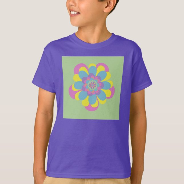Pastel Flower T Shirt (Framsida)