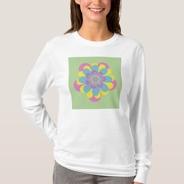 Pastel Flower T Shirt (Framsida)