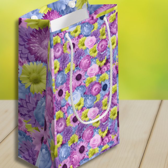 Pastel Flowers Gift Bag (Skapare uppladdad)
