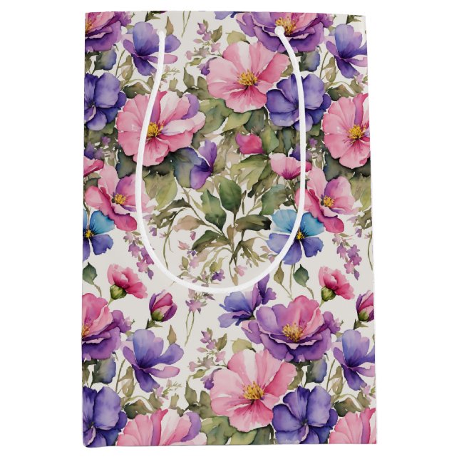 Pastel Flowers Illustration | Papper radbrytning (Framsidan)