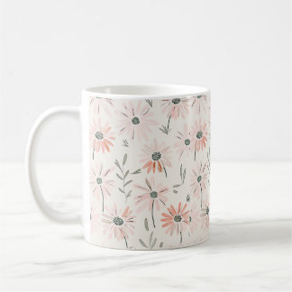Pastel Flowers Kaffemugg