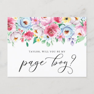 Pastel Flowers kommer att bli mitt sidjokort Vykort