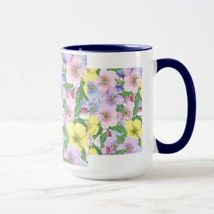 Pastel Flowers - Mugg