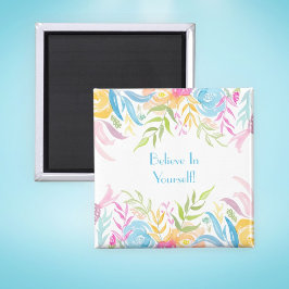 Pastel Foliage tror dig själv! Magnet