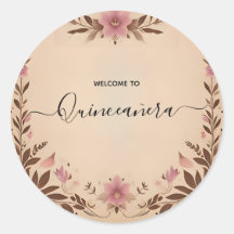 Pastel Font Dusty Glam Ro Guld Quinceanera