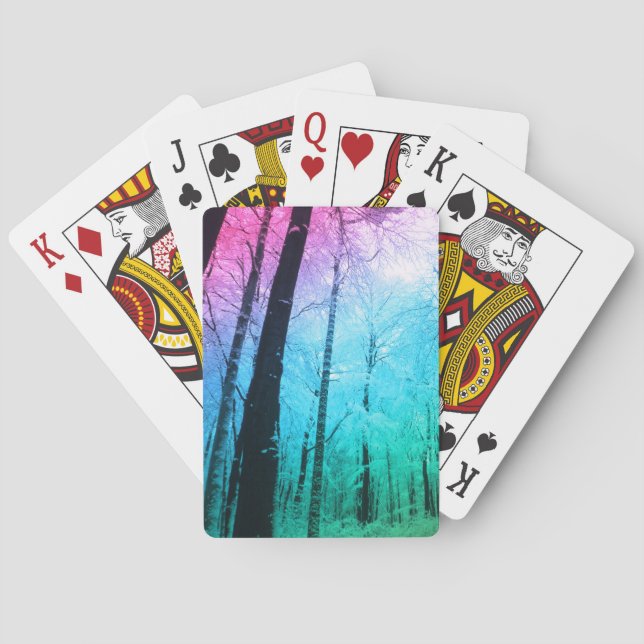 Pastel Forest Casinokort (Baksidan)