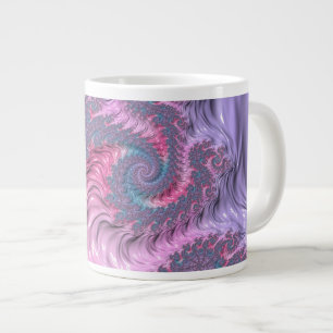 Pastel Fractal Jumbo Mugg