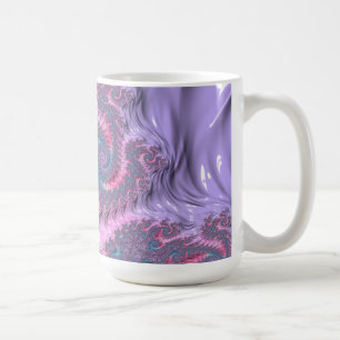 Pastel Fractal Kaffemugg
