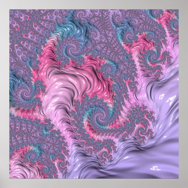 Pastel Fractal Poster (Framsidan)