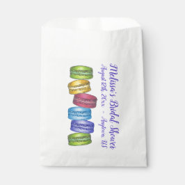 Pastel Fransk Macaron Cookie Stack-Möhippa